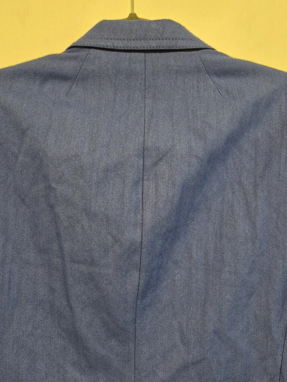 J. Crew Schoolboy Blazer Jacket Cobalt Blue Linen Blend 2010 Women's Size 6